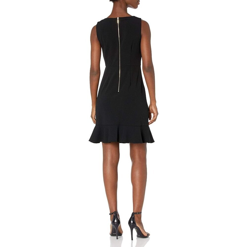 NWT Karl Lagerfeld Scuba Crepe Dress Size 14 - Picture 2 of 12